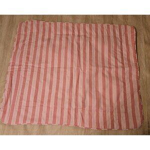 Longaberger Dusty Rose Striped Pillow Sham 31x27" Large